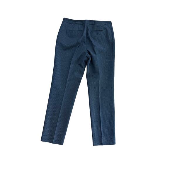 Talbots Women's Blue Wool Blend Micro Dot Blazer Jacket & Pants 2pec Set Size 10 - Picture 5 of 9